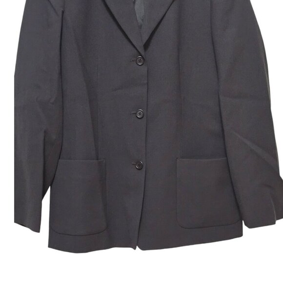 J. Crew Vintage Olive Green Single Breasted Wool Blazer Sz 10 - Picture 4 of 6